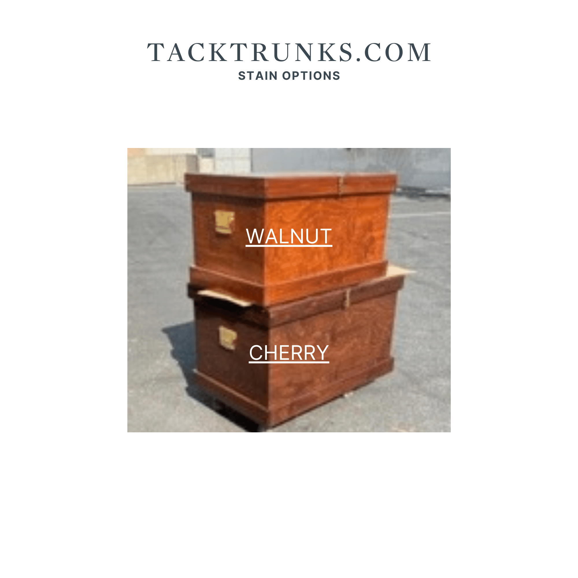 Bandage Lid Heritage Wood Tack Trunk