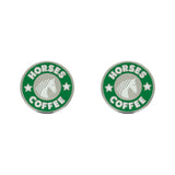 Dapplebay Horse Show Number Pins - Horses & Coffee