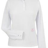 Cambridge Ladies Long Sleeve Show Shirt - White