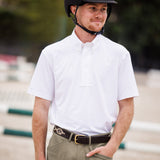 Cambridge Men's Short Sleeve Show Shirt - White