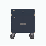 Competition + EVO Slim Dark Blue / Beige Leather