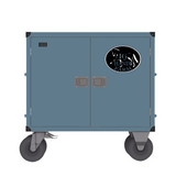 Competition Locker - 16 Hands Farm - Pastel Blue / Black Premium