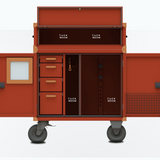 Competition Evo Slim - Ferrari Red and Cognac