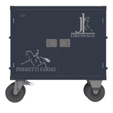 Tackroom Competition - Dark Blue / Graphite Texture Leather