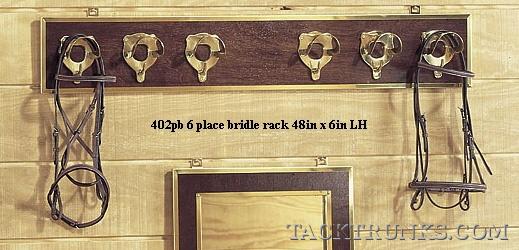 Order Prestige Bridle Racks Mounted On Wood Online – TACKTRUNKS