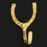 Brass Horseshoe Bridle Hook